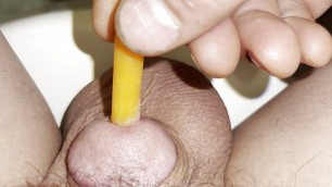 Tiny cock VS tiny carrot