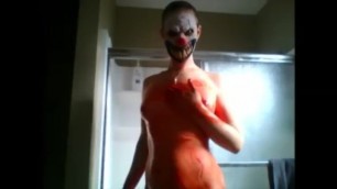 Intersex Hottie Kristy Kreme - Clown Shower Teaser (WAM)