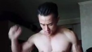 Asian Bodybuilder Flex Boner 04 -