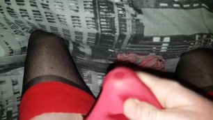 Creamy Red Panties
