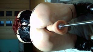 My horny juicy big Ass fucked by Machine part 9