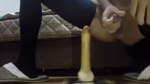 Huge anal dildo squirt and dildo rocket launch! 201904