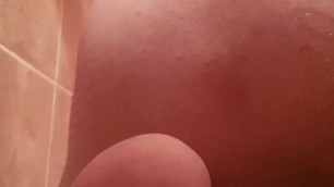 Sasha Earth whore sissy fucking ass with sex toy dildos at home, masturbation and anal stretch in bathroom