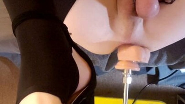 Chastity Heels and Machine Fucking Part Two!