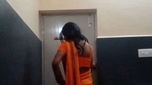 Priya sissy in sexy saree with showing her sexy beauty