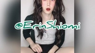 horny sissy ErinShiomi jerking and cumming
