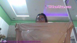 Outstanding Filipina TS unhiding her Large Shaft Part 1 Live Webcam Show